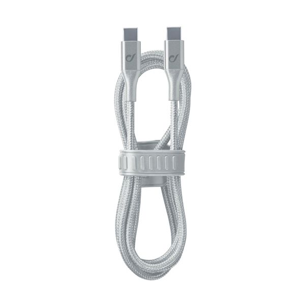 Cellular Line Cellular Line Type-C to Type-C 1.2M Silver Καλώδιο