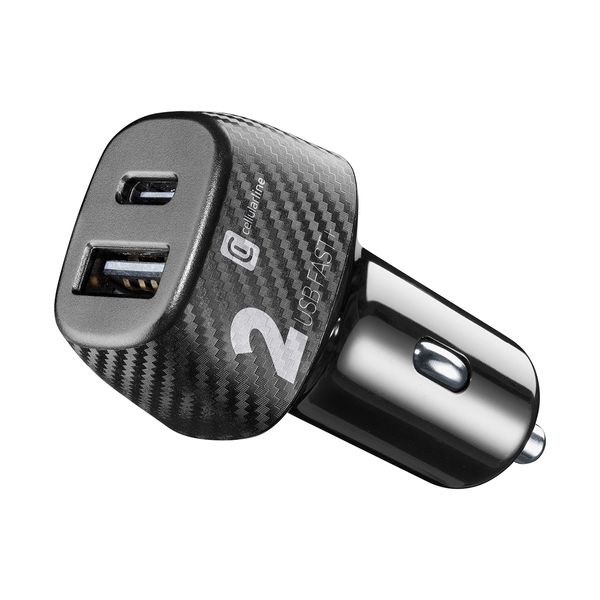 Cellular Line Cellular Line Car Multipower 2 FAST+ Φορτιστής Αυτοκινήτου