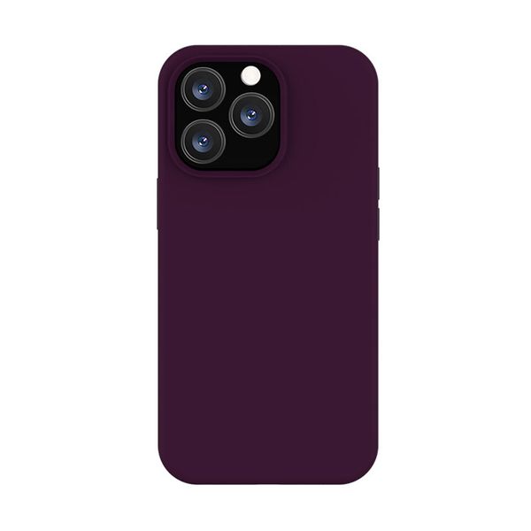 Redshield iPhone 13 Pro Max Liquid Silicone Cover Burgundy Θήκη Κινητού