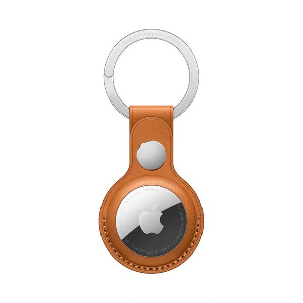 Apple Apple AirTag Leather Key Ring Brown