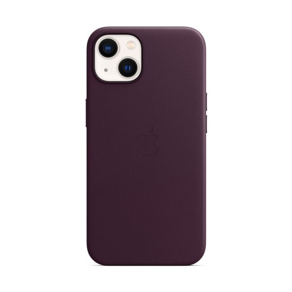 Apple iPhone 13 Leather Case with MagSafe Cherry Θήκη Κινητού