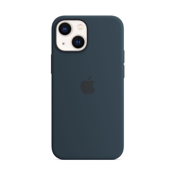Apple iPhone 13 mini Silicone Case with MagSafe Abyss Blue Θήκη Κινητού