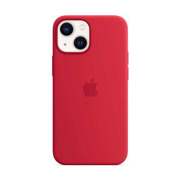 Apple iPhone 13 mini Silicone Case with MagSafe Red Θήκη Κινητού