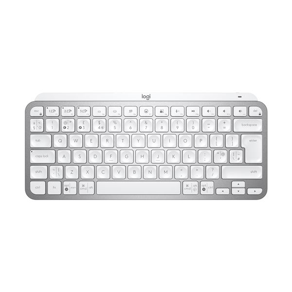 Logitech MX Keys Mini Pale Grey Πληκτρολόγιo