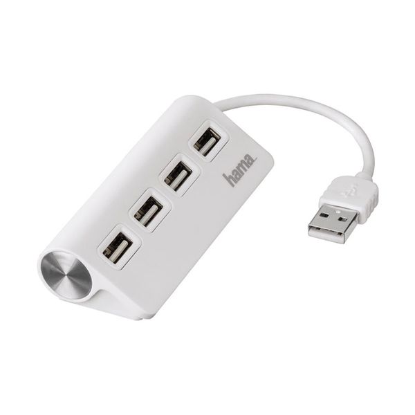 Hama Hama 4-Port USB 2.0 White Hub