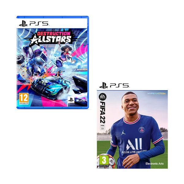 FIFA 22 & Destruction AllStars PS5 Games