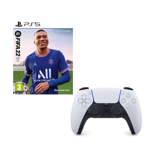 FIFA 22 PS5 Game & Sony DualSense Wireless Controller PS5