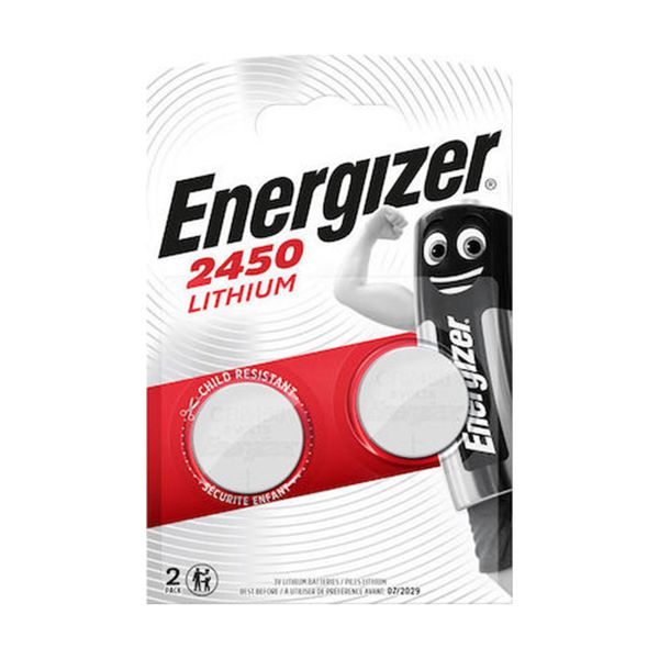 Energizer CR2450 2τμχ Μπαταρία Κουμπί