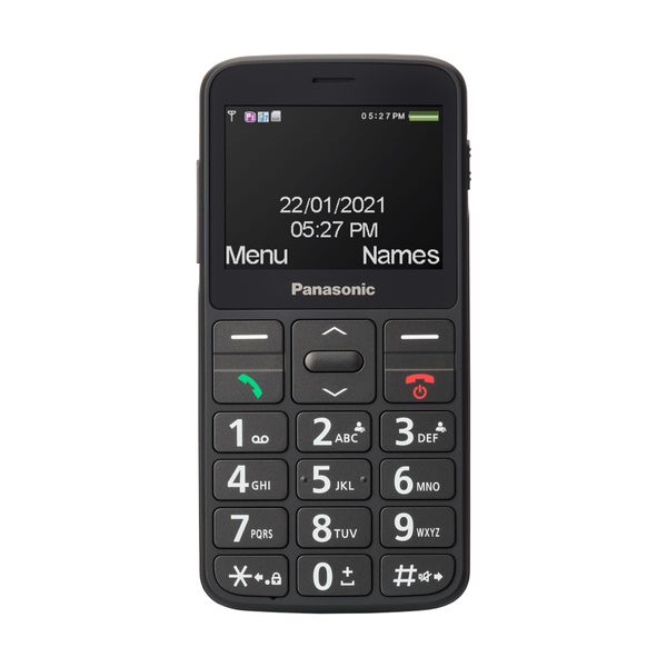 Panasonic KX-TU160EXB Black Κινητό Τηλέφωνο