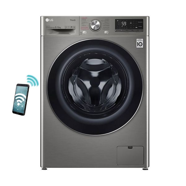 LG F4DV508S2PE 8/6kg Πλυντήριο - Στεγνωτήριο