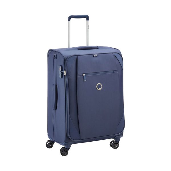 Delsey Delsey Rami Medium 67x43x26cm Blue Βαλίτσα Ταξιδίου