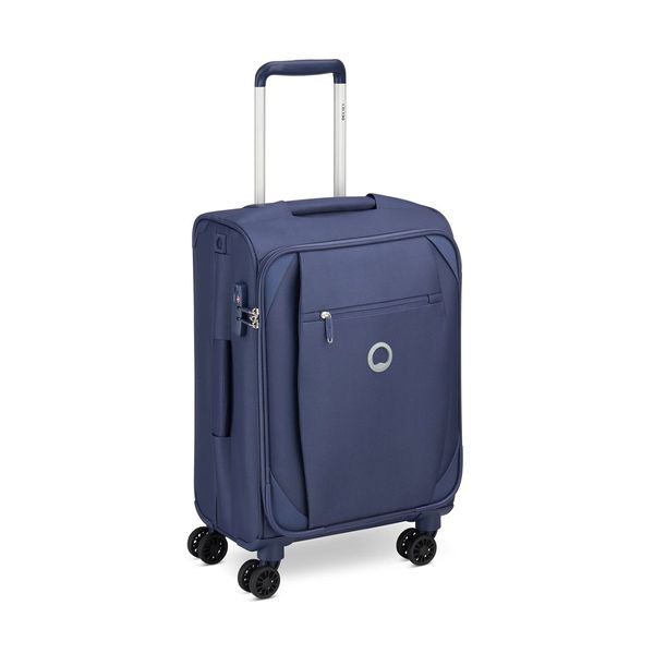 Delsey Delsey Rami 55x23x23cm Blue Βαλίτσα Ταξιδίου
