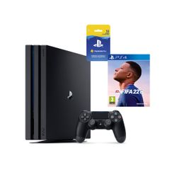 Sony PS4 1TB Pro & FIFA 22 & Card Playstation Plus 365Days