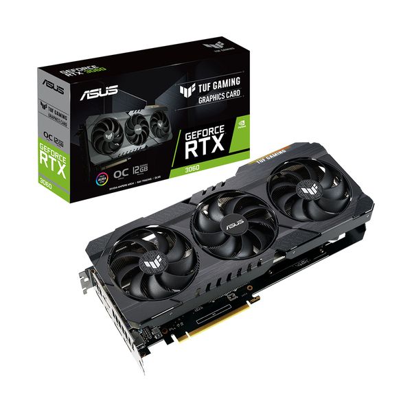 Asus Asus TUF GeForce RTX 3060 Gaming OC Edition 12GB Κάρτα Γραφικών