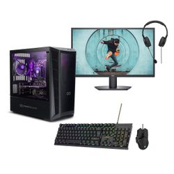 Infinity Gear Fusion R2 S Desktop PC & Dell SE2722H 27'' Monitor & ADX Gaming Keyboard & Mouse & Advent Headset