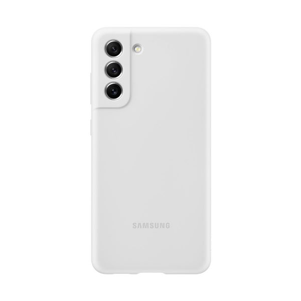 Samsung Samsung Galaxy S21 FE Silicon Cover White Θήκη Κινητού