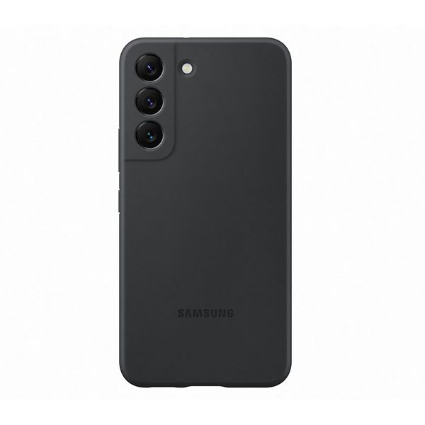 Samsung Galaxy S22 Silicone Cover Black Θήκη Κινητού