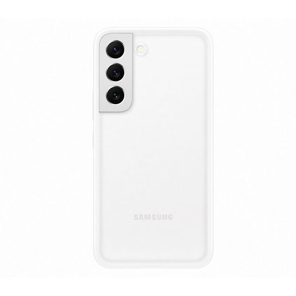 Samsung Galaxy S22 Frame Cover White Θήκη Κινητού