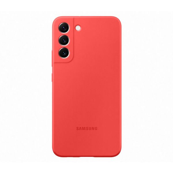Samsung Galaxy S22+ Silicone Cover Glow Red Θήκη Κινητού