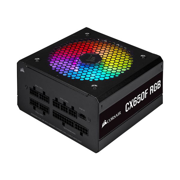 Corsair CX650F RGB 650W Full Modular 80 Plus Bronze PSU Τροφοδοτικό