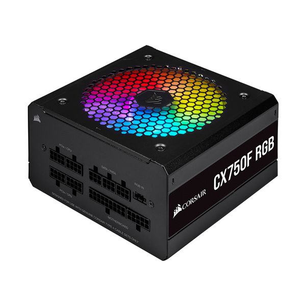 Corsair CX750F RGB 750W Full Modular 80 Plus Bronze PSU Τροφοδοτικό