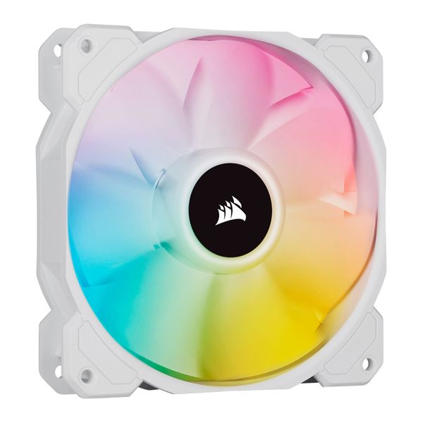 Corsair Corsair iCUE SP120 RGB Elite Performance 120mm PWM Fan — Single Pack White Ανεμιστήρας Υπολογιστή