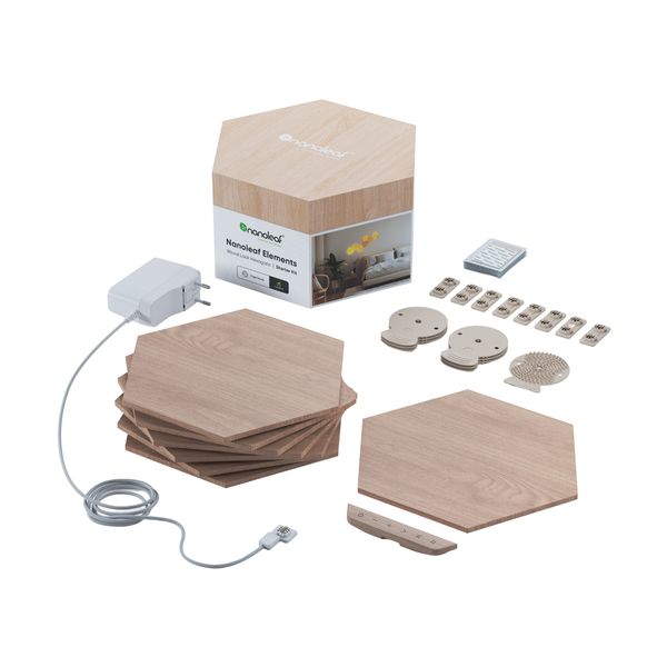 Nanoleaf Elements Hexagons Starter Kit 7Pack Smart Home 2913063