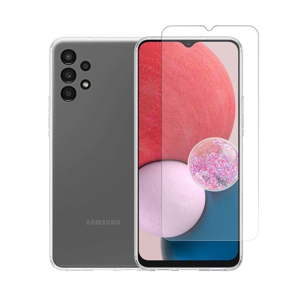 Redshield Samsung A13 4G Transparent TPU Case & Tempered Glass Σετ – Θήκη Κινητου & Προστατευτικό Οθόνης