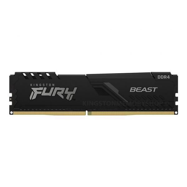 Kingston Kingston Fury Beast 16GB (16GB x1) DDR4 2666MT/s Non ECC DIMM Μνήμη RAM
