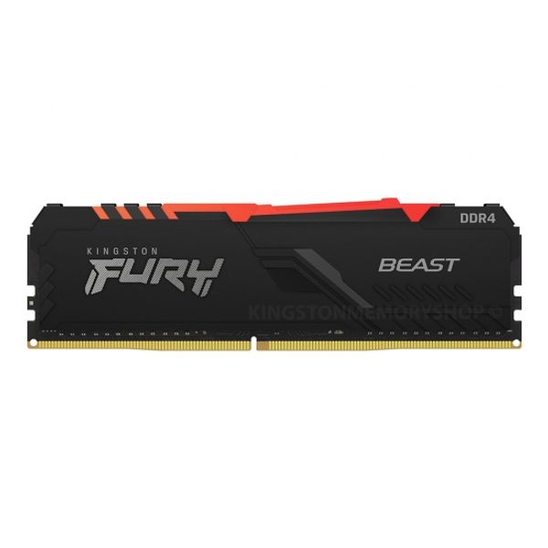 Kingston Kingston Fury Beast 16GB (16GB x1) DDR4 3000MT/s Non ECC DIMM Μνήμη RAM
