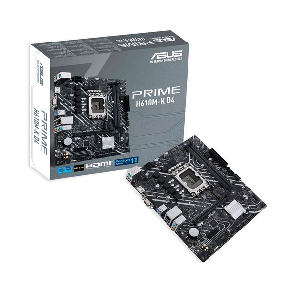 Asus Prime H610M-K D4 Motherboard
