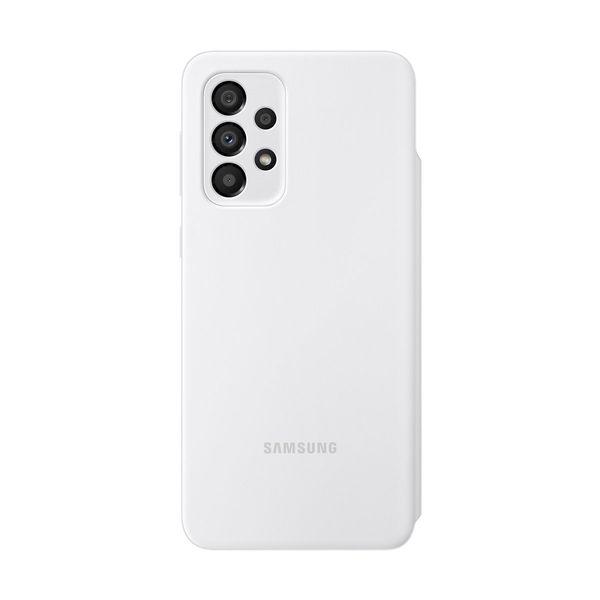 Samsung Galaxy A33 Smart S View Wallet Cover White Θήκη Κινητού