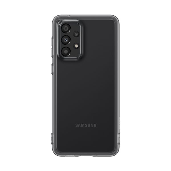 Samsung Galaxy A33 Soft Clear Cover Black Θήκη Κινητού