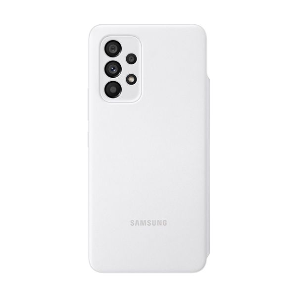 Samsung Galaxy A53 Smart S View Wallet Cover White Θήκη Κινητού
