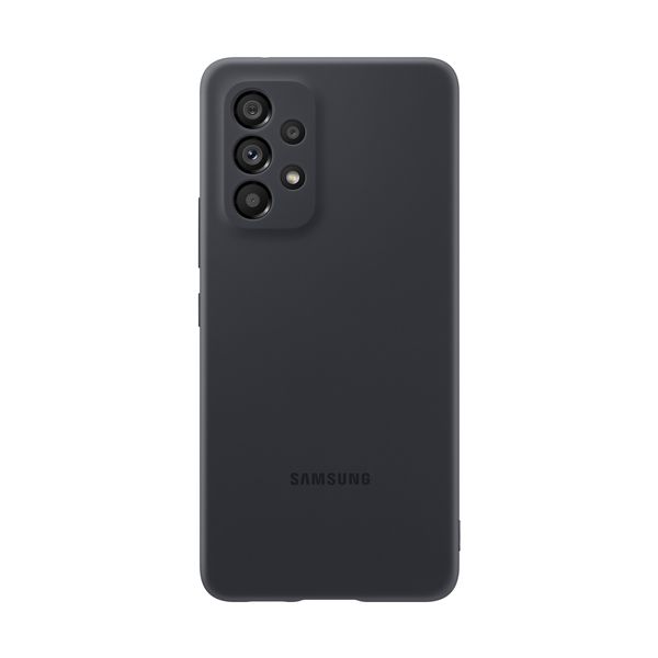 Samsung Galaxy A53 Silicone Cover Black Θήκη Κινητού