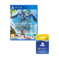 Horizon Forbidden West Standard Edition PS4 Game & Sony Card Playstation Plus 90Days