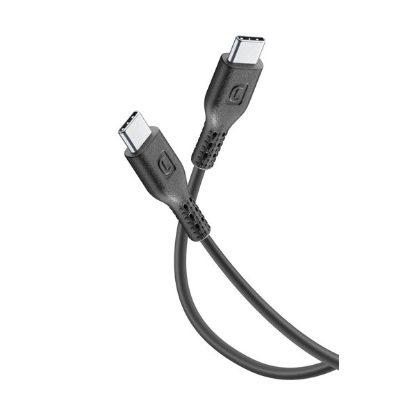 Cellular Line Cellular Line Type-C to Type-C 1.2M Black Καλώδιο