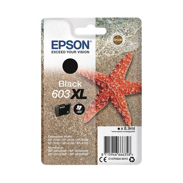 Epson C13T03A14010 Black Μελάνι InkJet