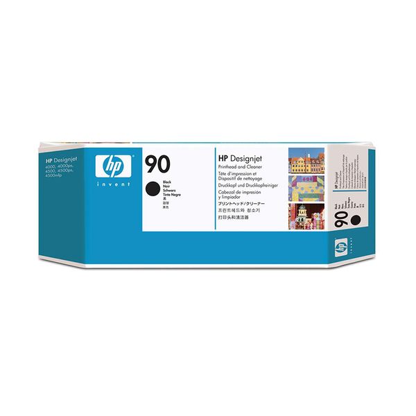 HP HP 90 Black (C5054A) Printhead & Printhead Cleaner