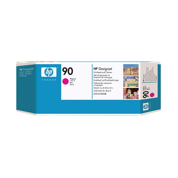 HP HP 90 Magenta (C5056A) DesignJet Printhead & Printhead Cleaner