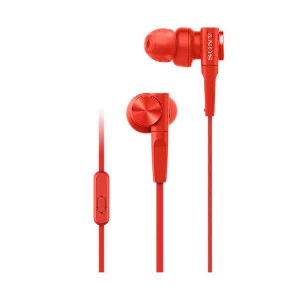 Sony MDRXB55APB Red Ακουστικά Ψείρες