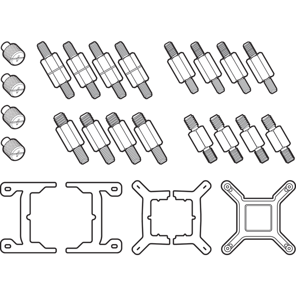Corsair Elite Series Retention Kit Σετ Εξαρτημάτων