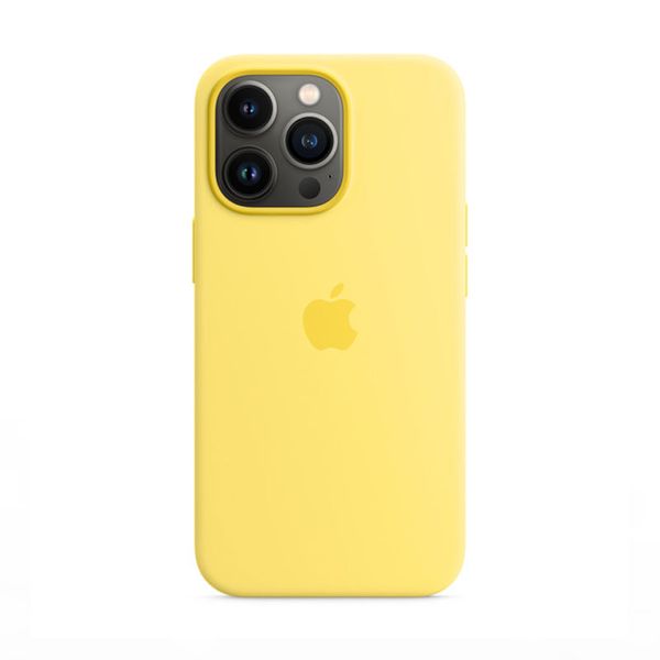 Apple Silicone Case with Magsafe for iPhone 13 Pro Lemon Θήκη