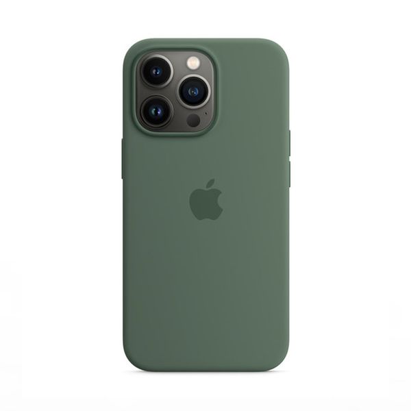 Apple Silicone Case with Magsafe for iPhone 13 Pro Green Θήκη Κινητού