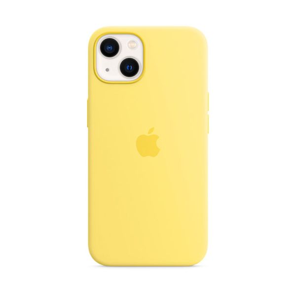 Apple Silicone Case with Magsafe for iPhone 13 Lemon Θήκη Κινητού