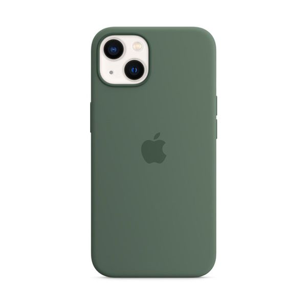 Apple Silicone Case with Magsafe for iPhone 13 Green Θήκη Κινητού