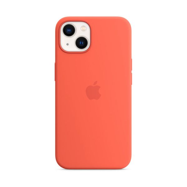 Apple Silicone Case with Magsafe for iPhone 13 Nectarine Θήκη Κινητού