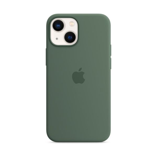 Apple Silicone Case with Magsafe for iPhone 13 mini Green Θήκη Κινητού