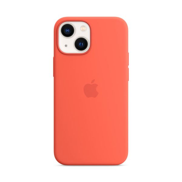 Apple Silicone Case with Magsafe for iPhone 13 mini Nectarine\ Θήκη Κινητού