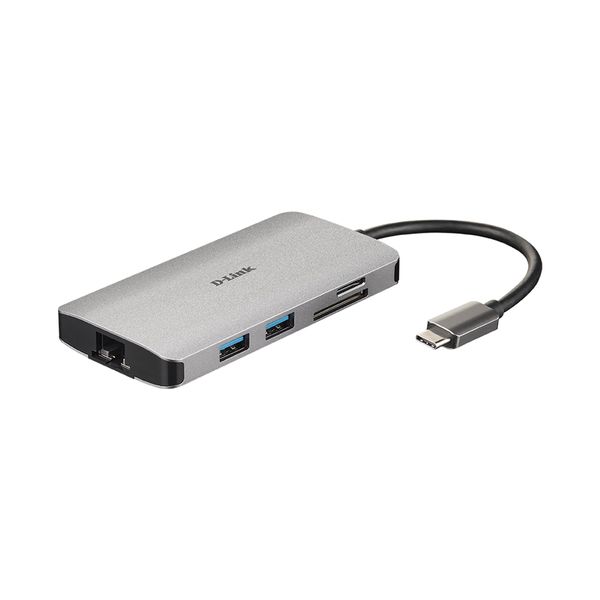 D-Link D-Link DUB-M810 8-in-1 USB-C with HDMI/Ethernet/Card Reader/Power Delivery Hub